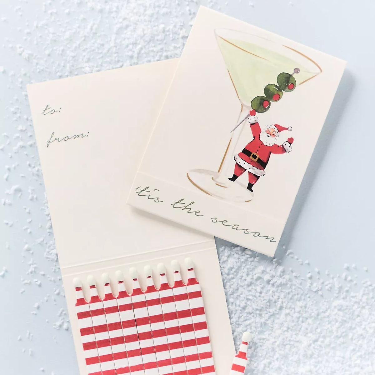 Santa Martini Match Card®