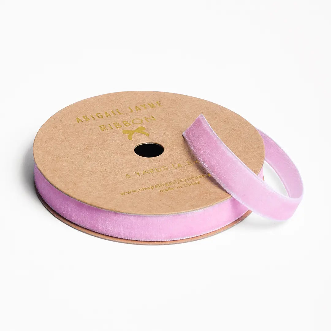 Mauve Velvet Ribbon