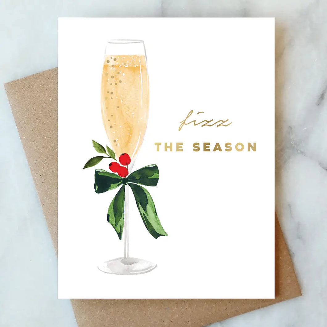 Fizz the Season Holiday Card - Box Set of 6