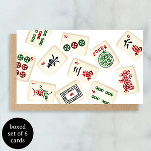 Mahjong Mini Cards - Boxed Set of 6