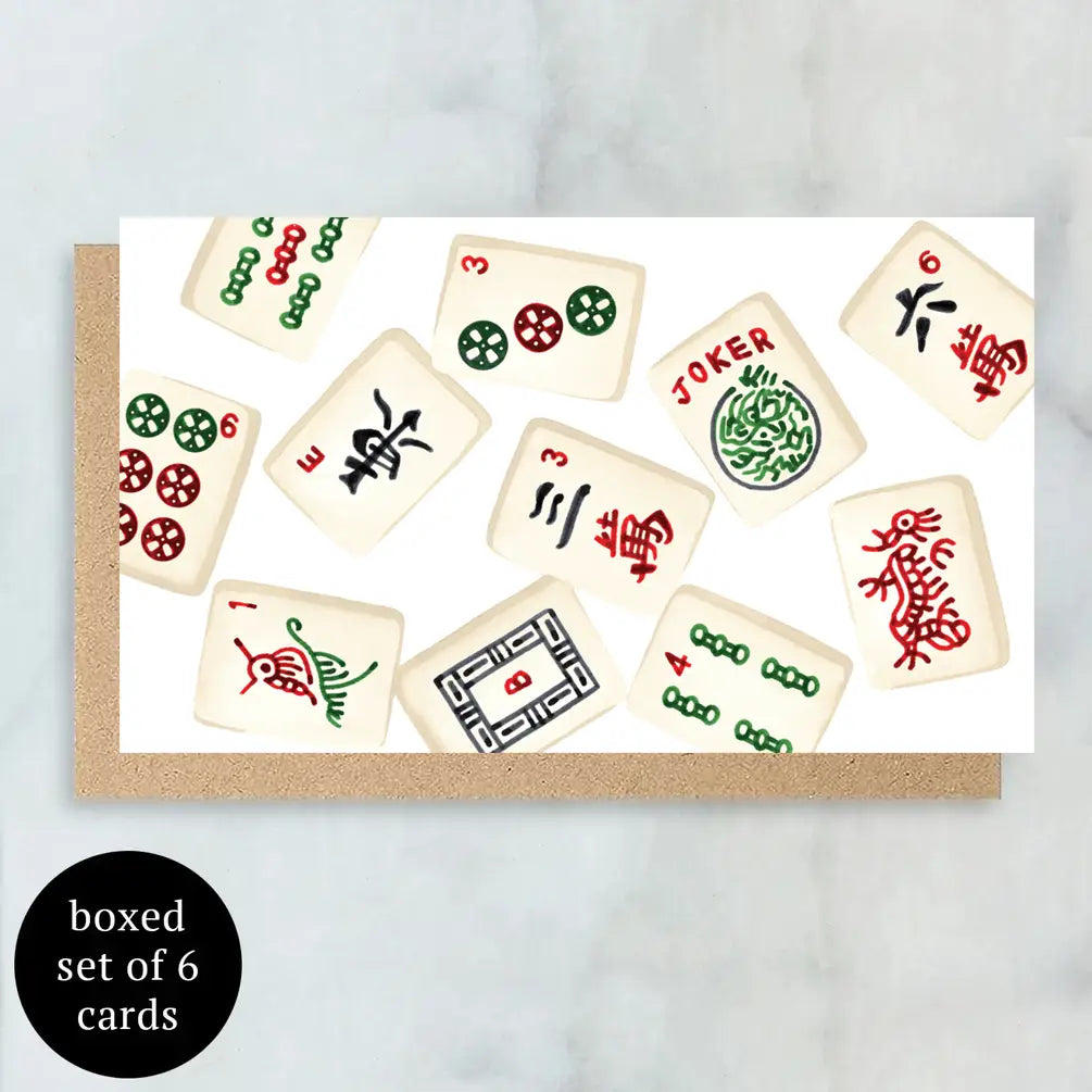 Mahjong Mini Cards - Boxed Set of 6
