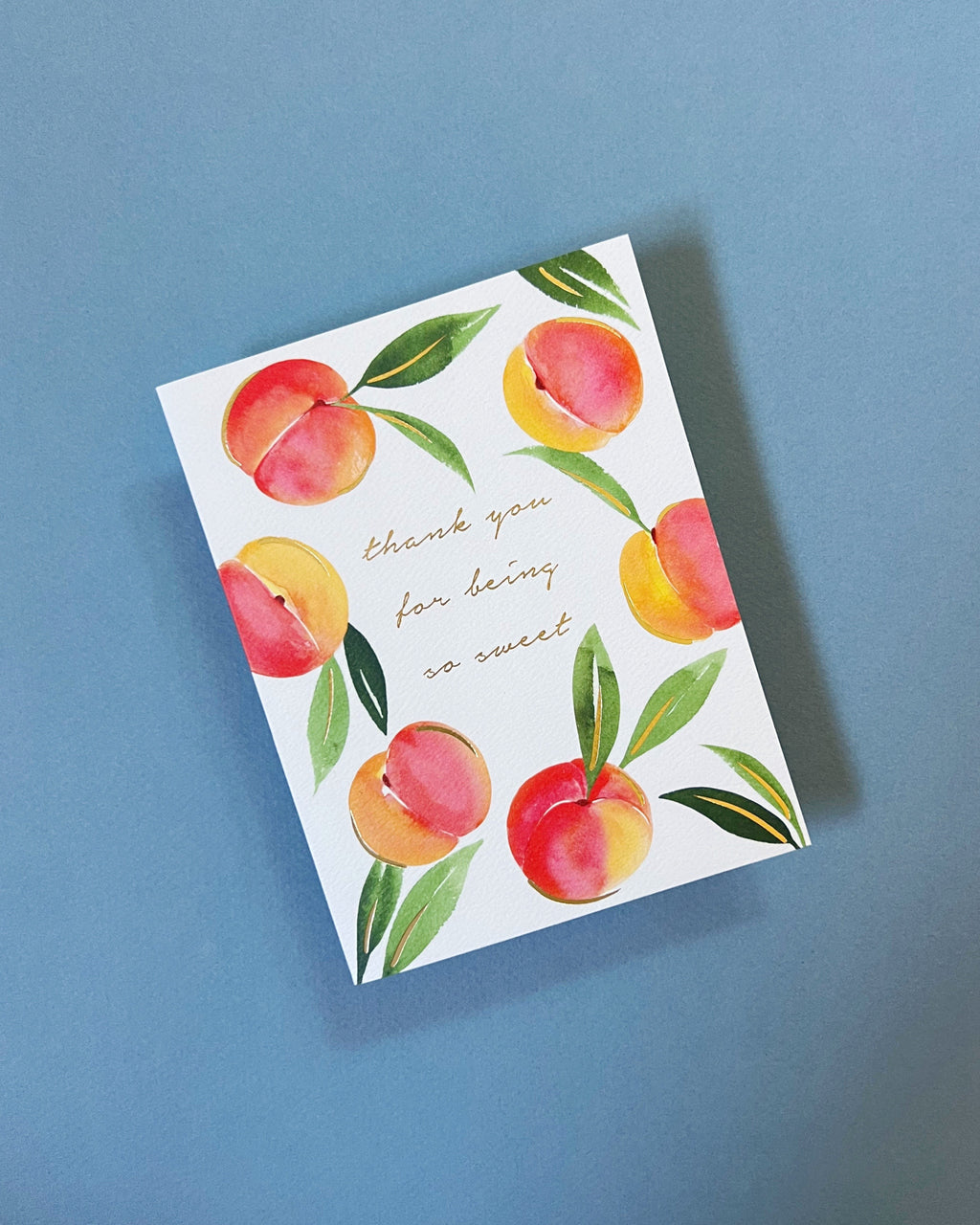 Sweet Peaches Thank You Card