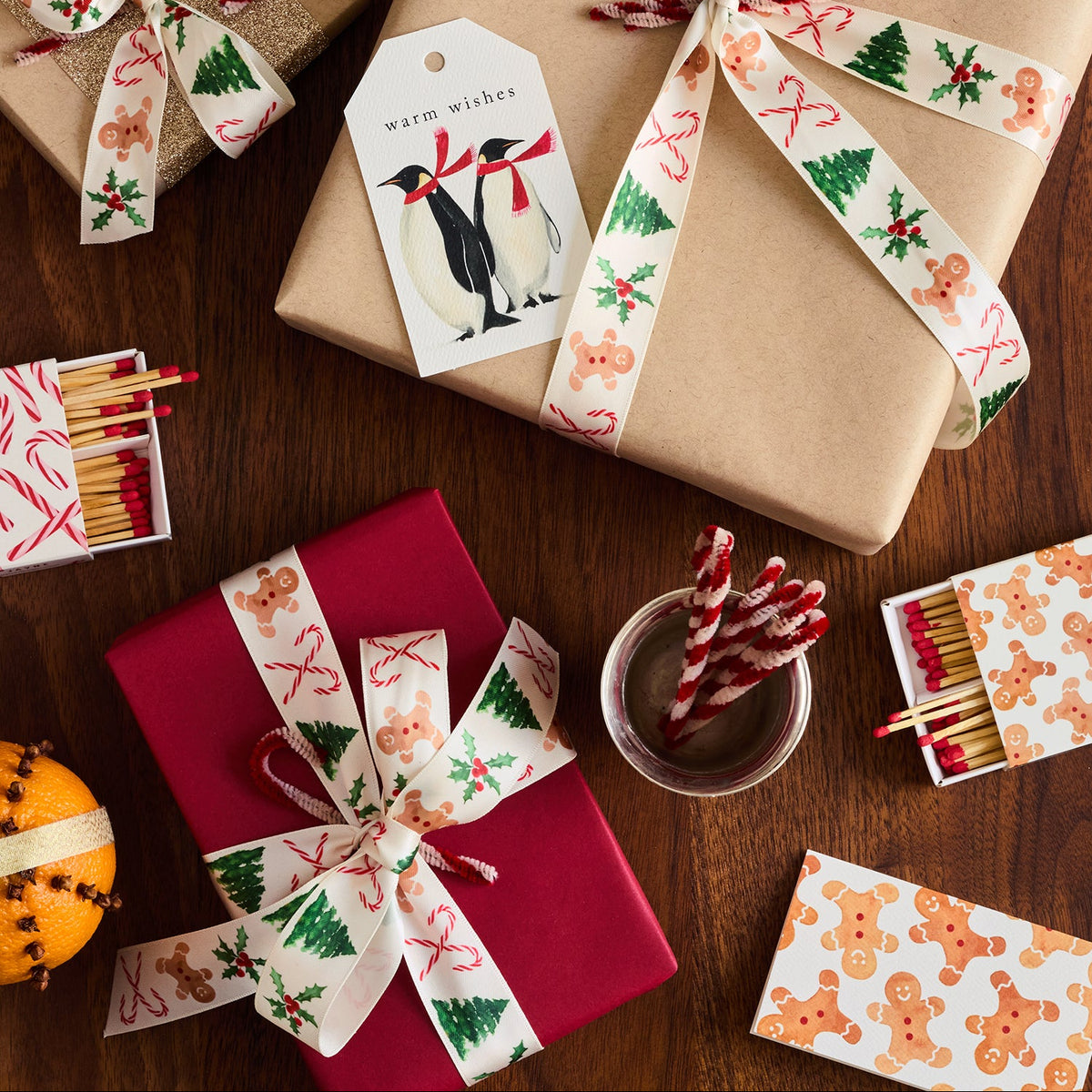 Gingerbread Mini Cards - Boxed Set of 6