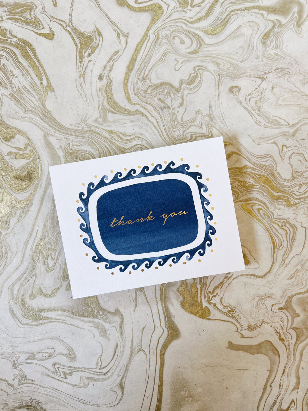 Santorini Thank You Card