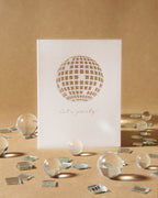 Disco Ball Let's Party Card