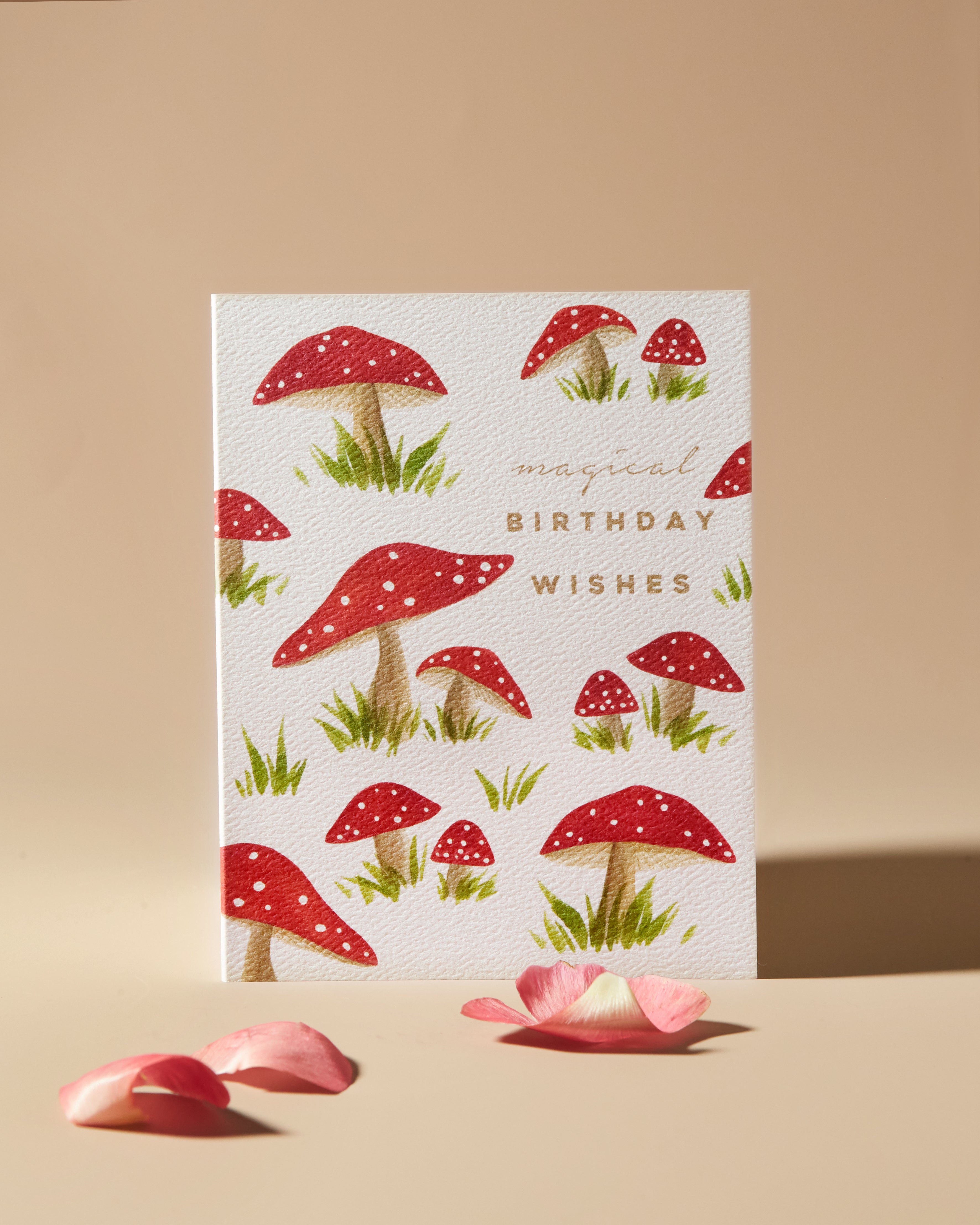 Magical Mushrooms Birthday Card