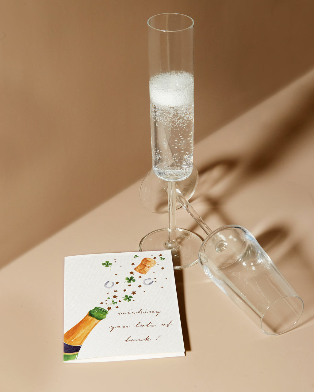 Charms Wishing You Luck Card