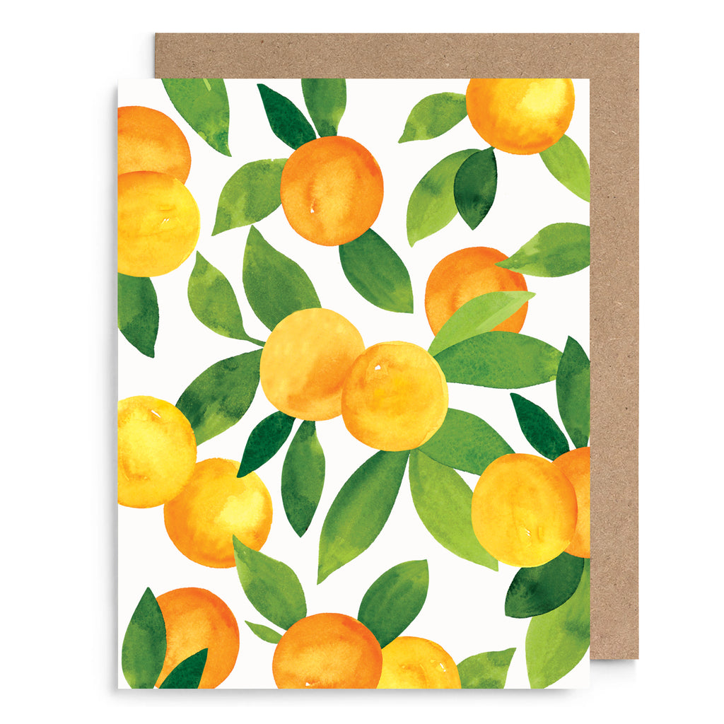 Oranges Blank Card