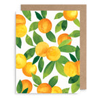 Oranges Blank Card