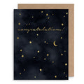 Black Sky Congrats Card