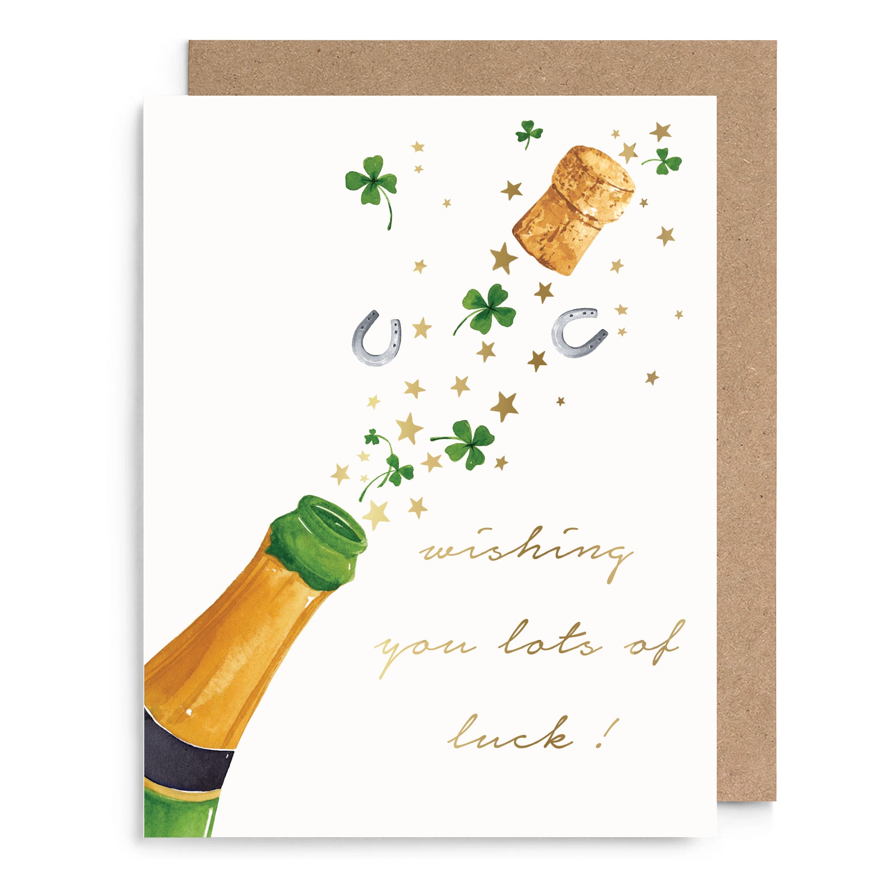 Charms Wishing You Luck Card
