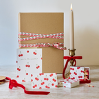 Cherries Woven Ribbon