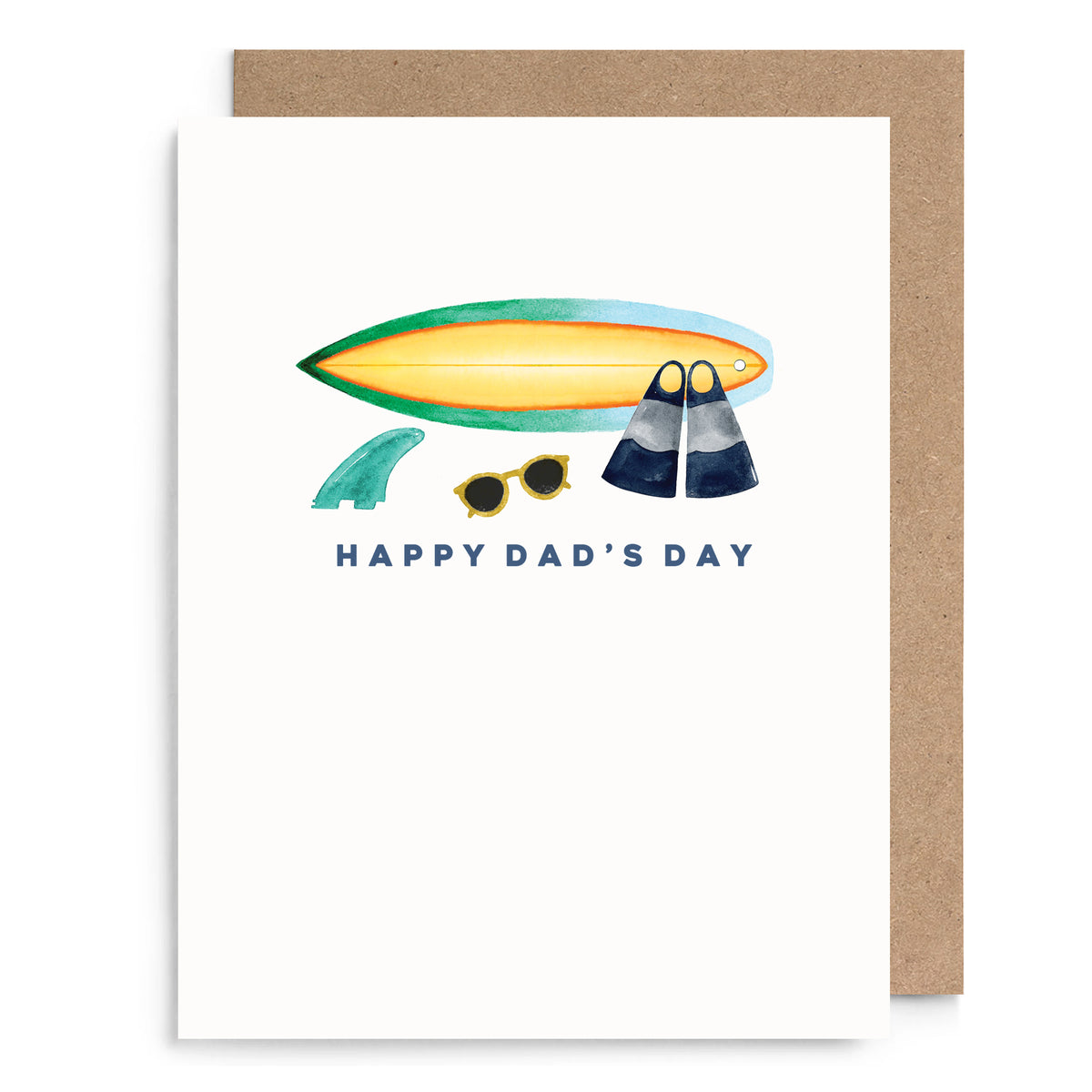 Surfer Dad's Day Card
