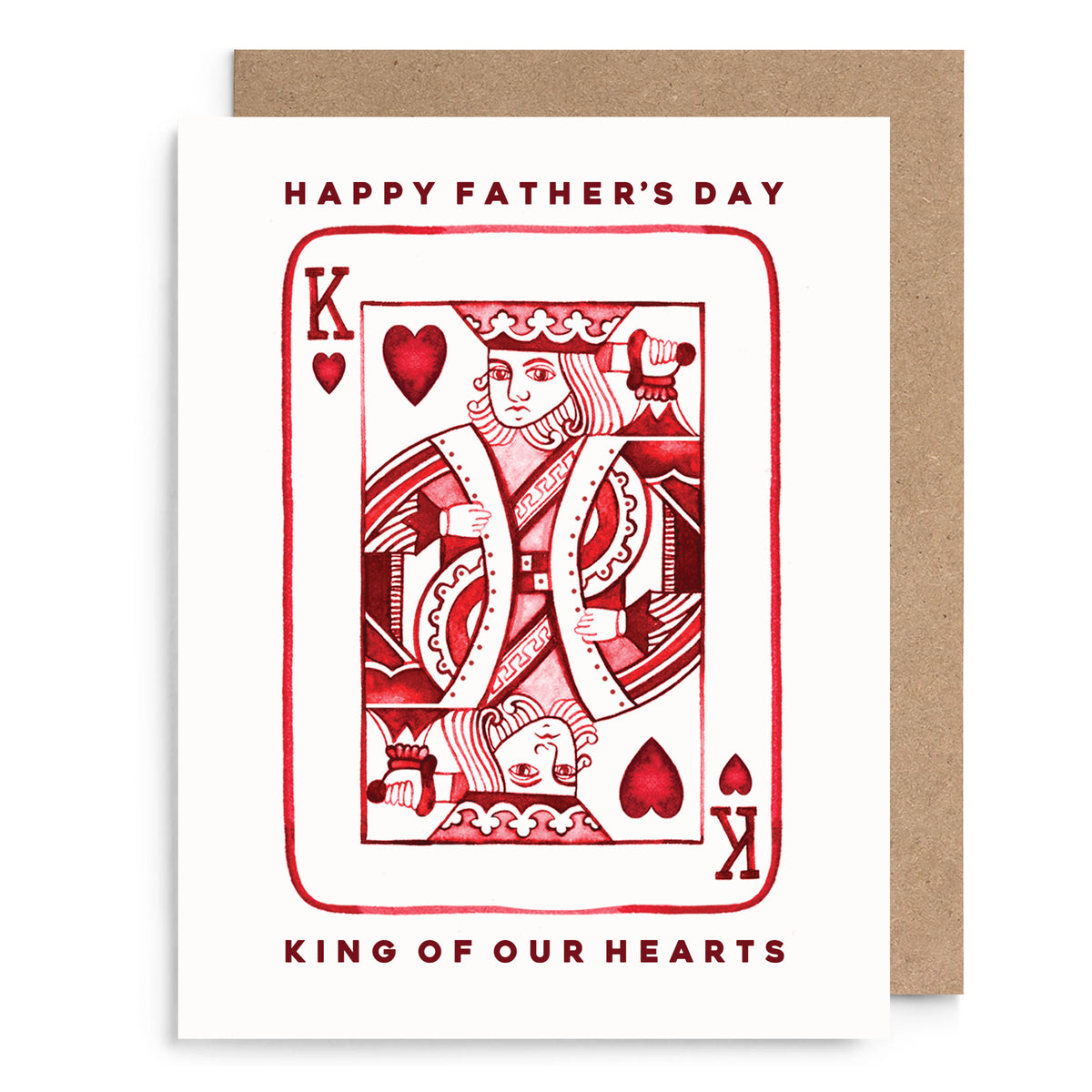 King of Hearts Father's Day Card