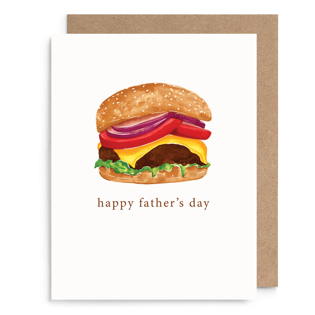 Hamburger Father's Day Card
