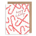 Candy Canes Holiday Card