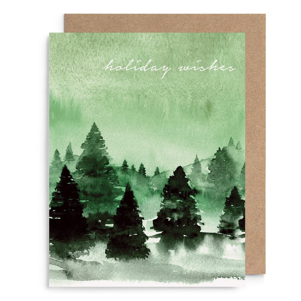 Green Wishes Forest Card