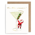 Santa Martini Card