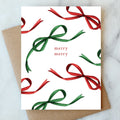 Merry Bows Christmas Card