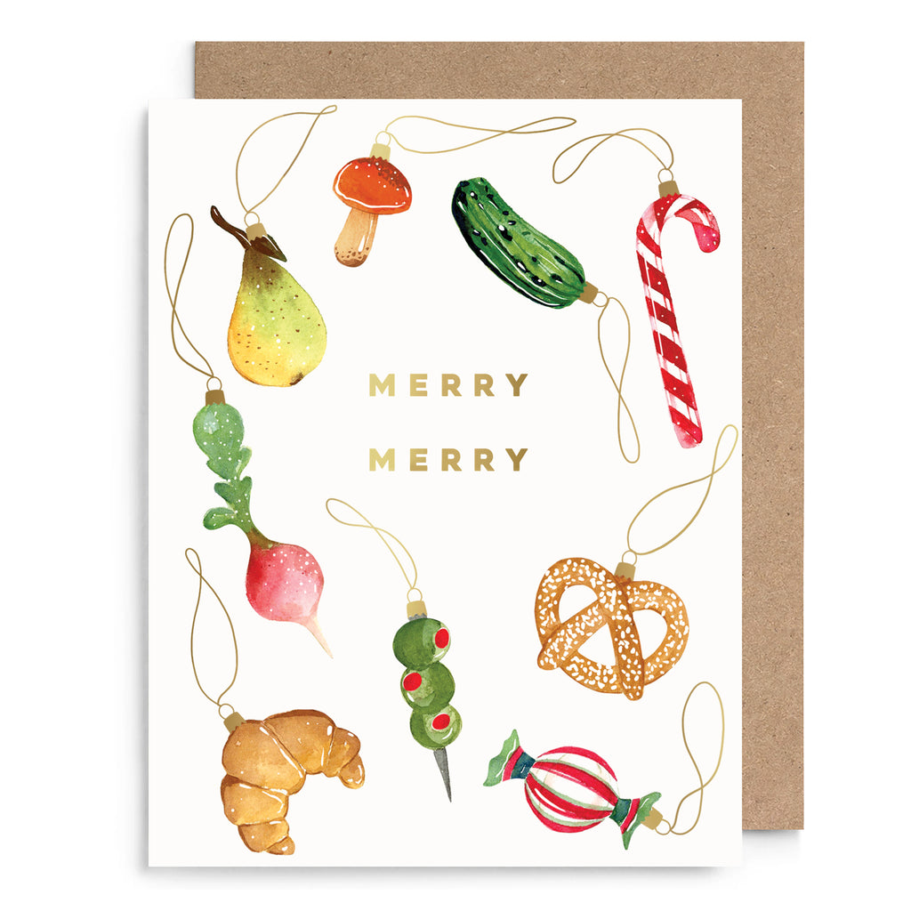 Beach Chairs Holiday Card