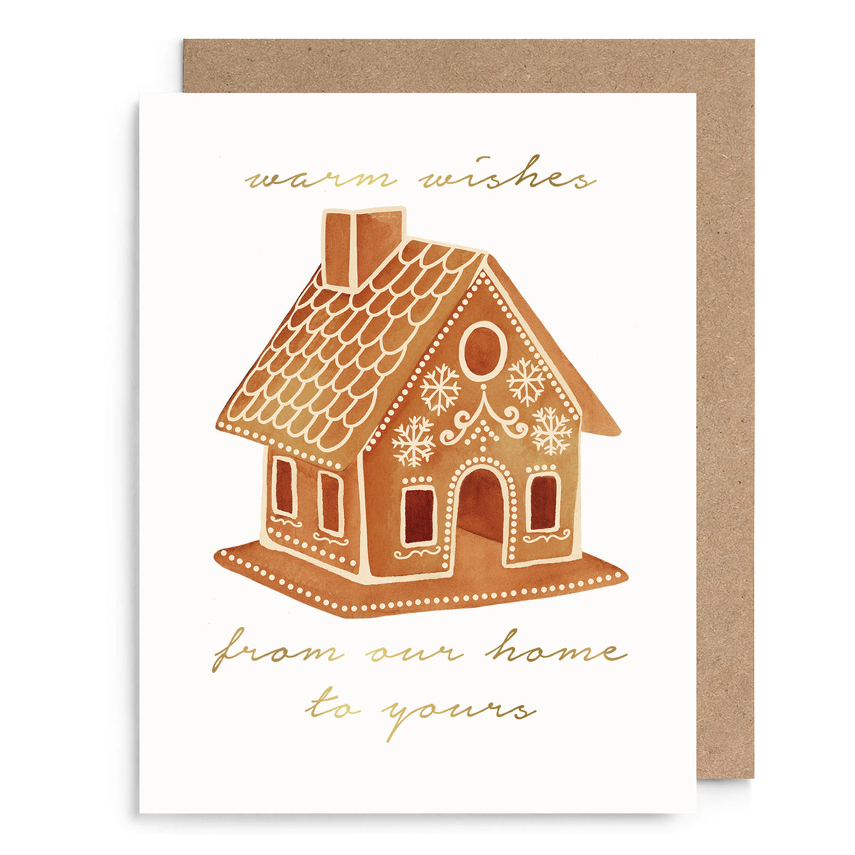 Gingerbread House Holiday Card