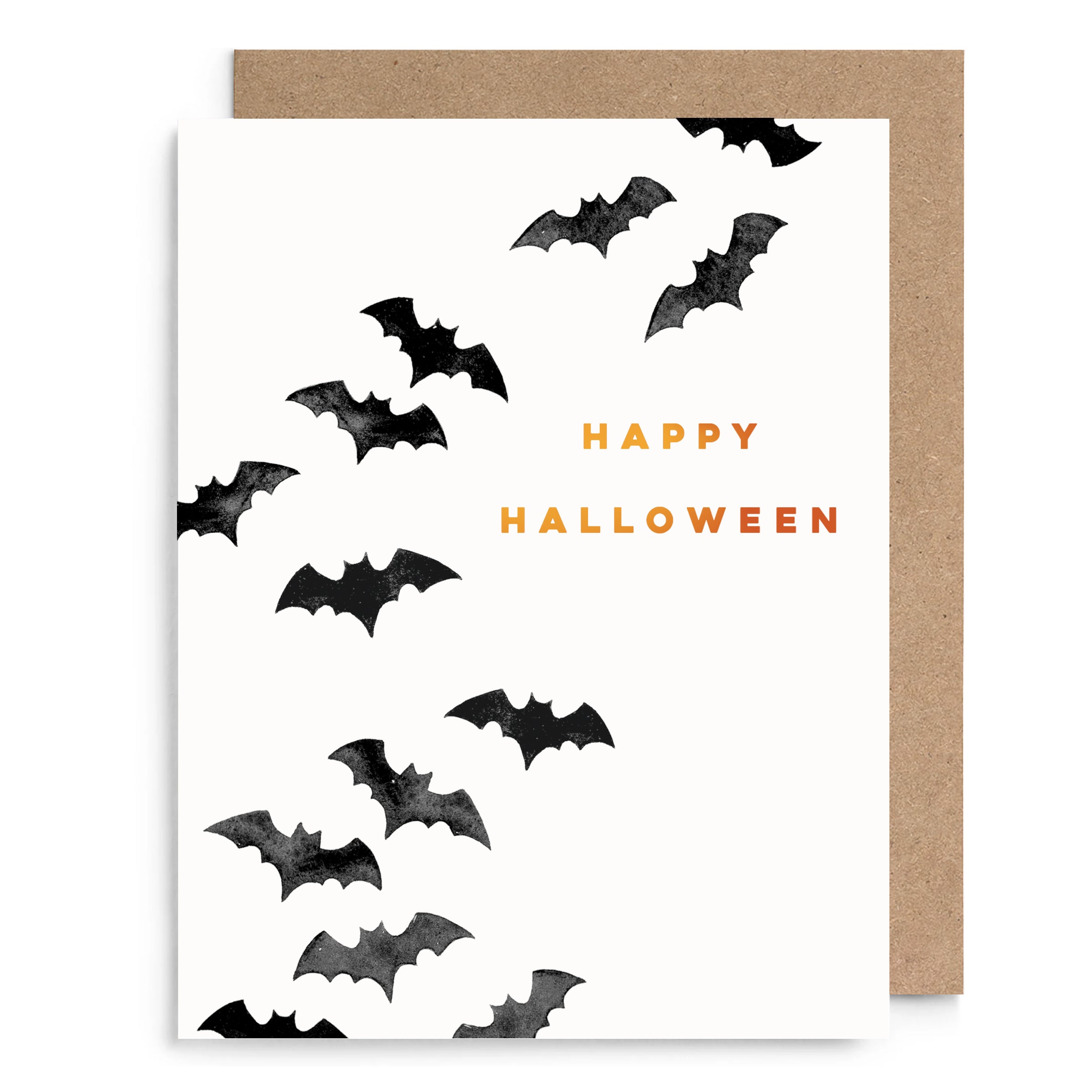 Bats Halloween Card