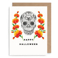 Sugar Skull Halloween Card
