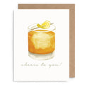 Whiskey Cheers Card