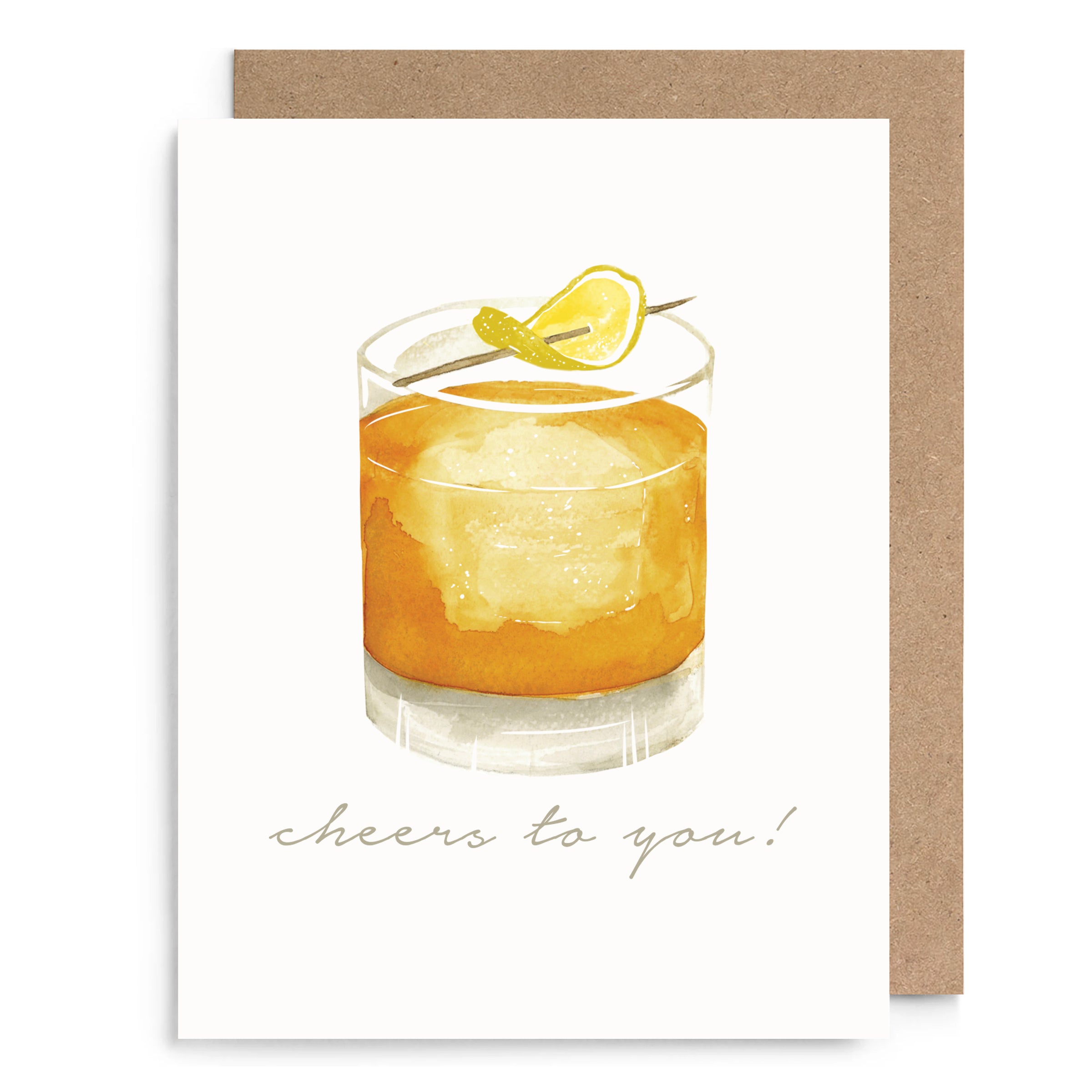 Whiskey Cheers Card