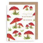 Magical Mushrooms Birthday Card