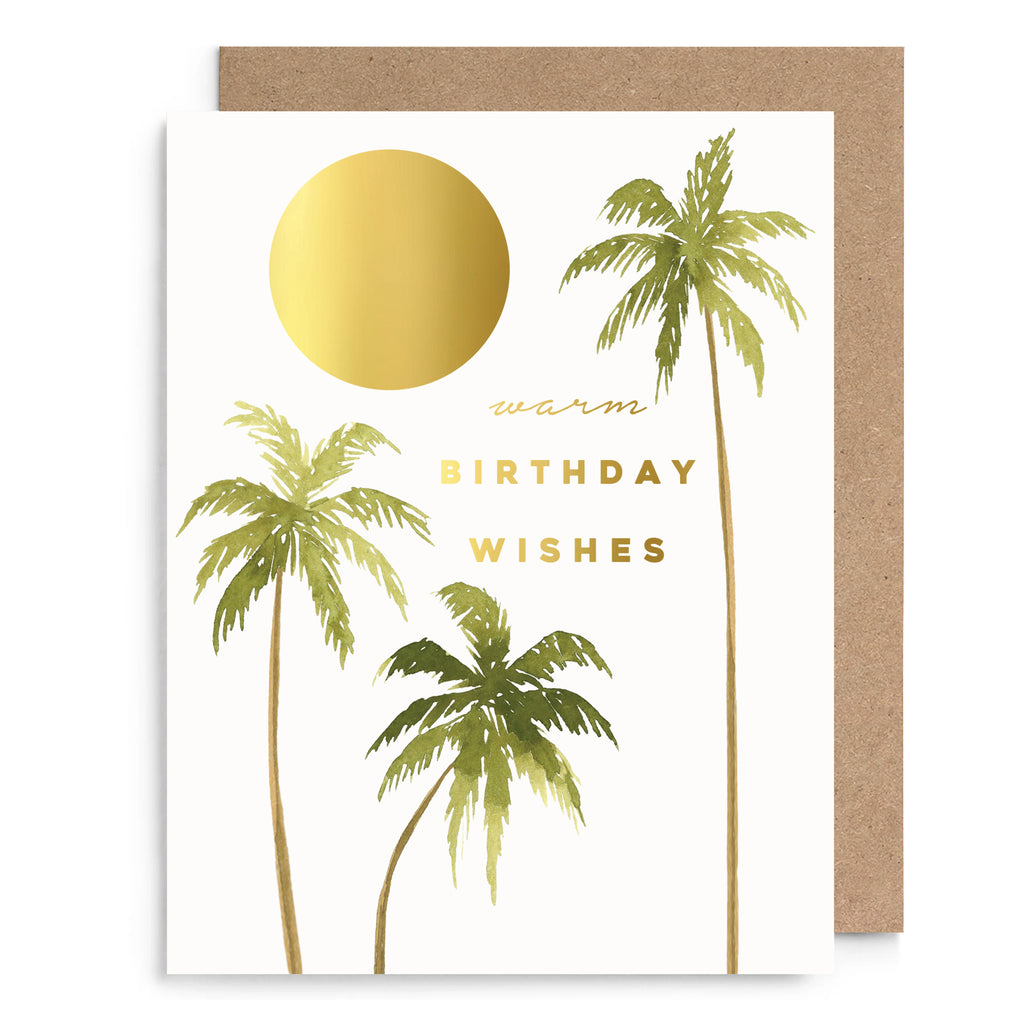 Golden Sun Birthday Card