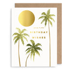 Golden Sun Birthday Card