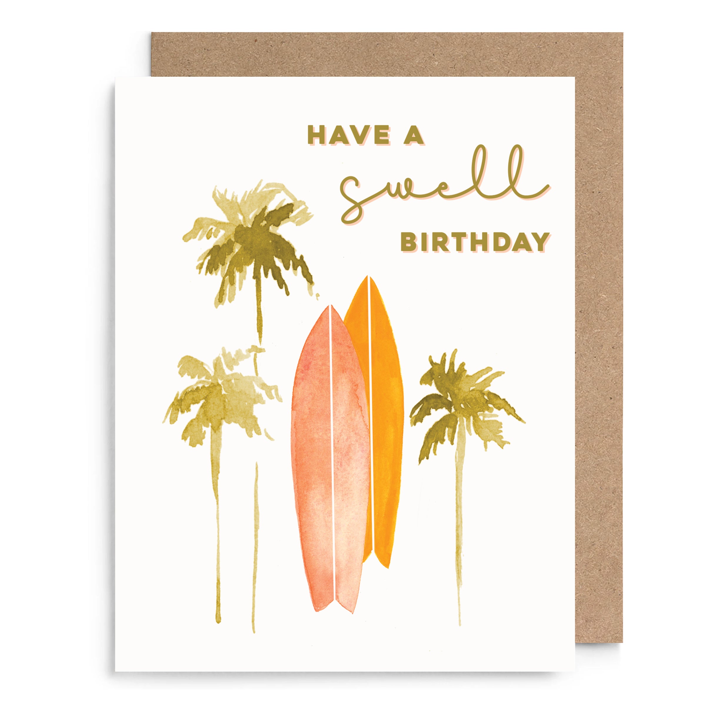 Surf Birthday Card