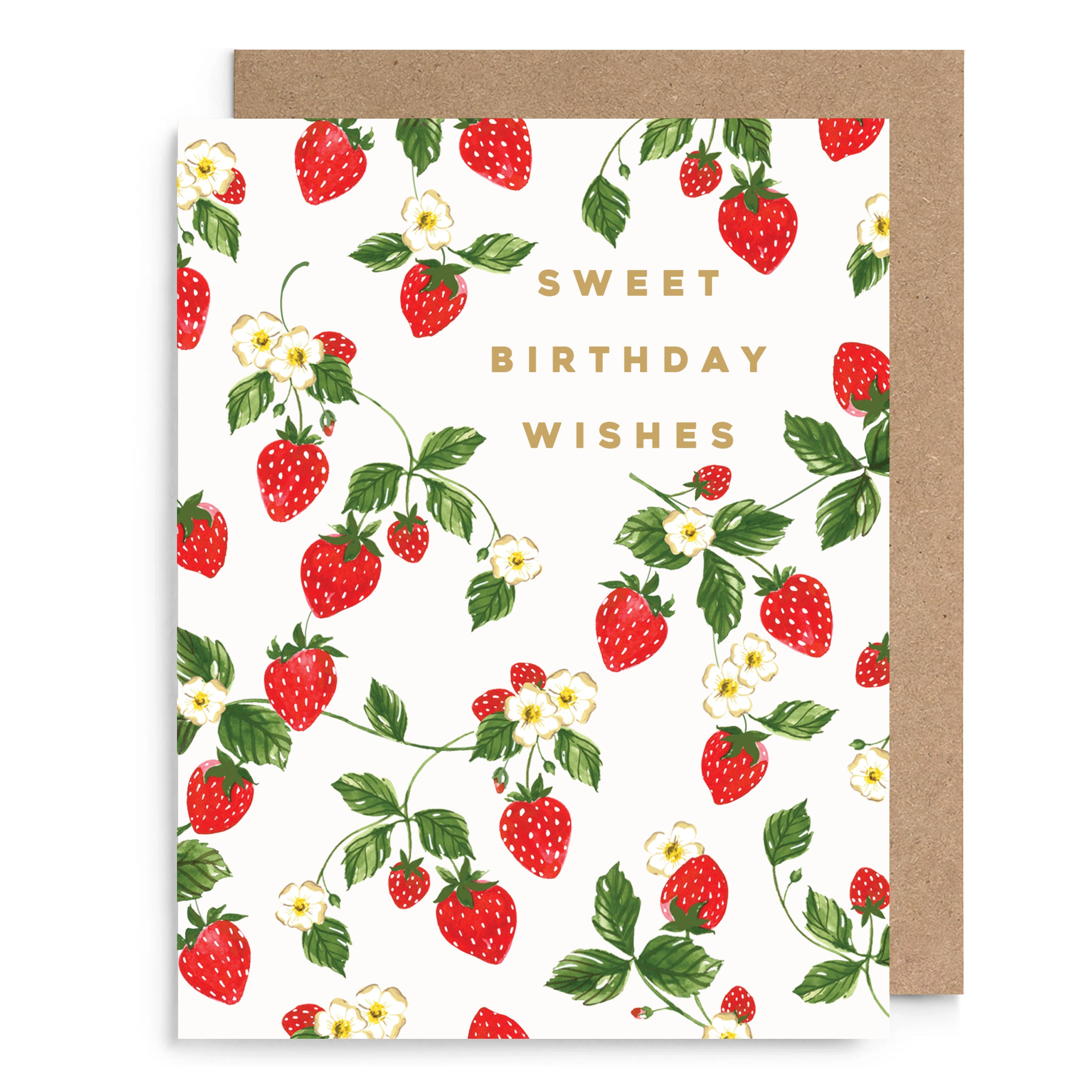 Strawberry Birthday Card