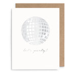 Disco Ball Let's Party Card
