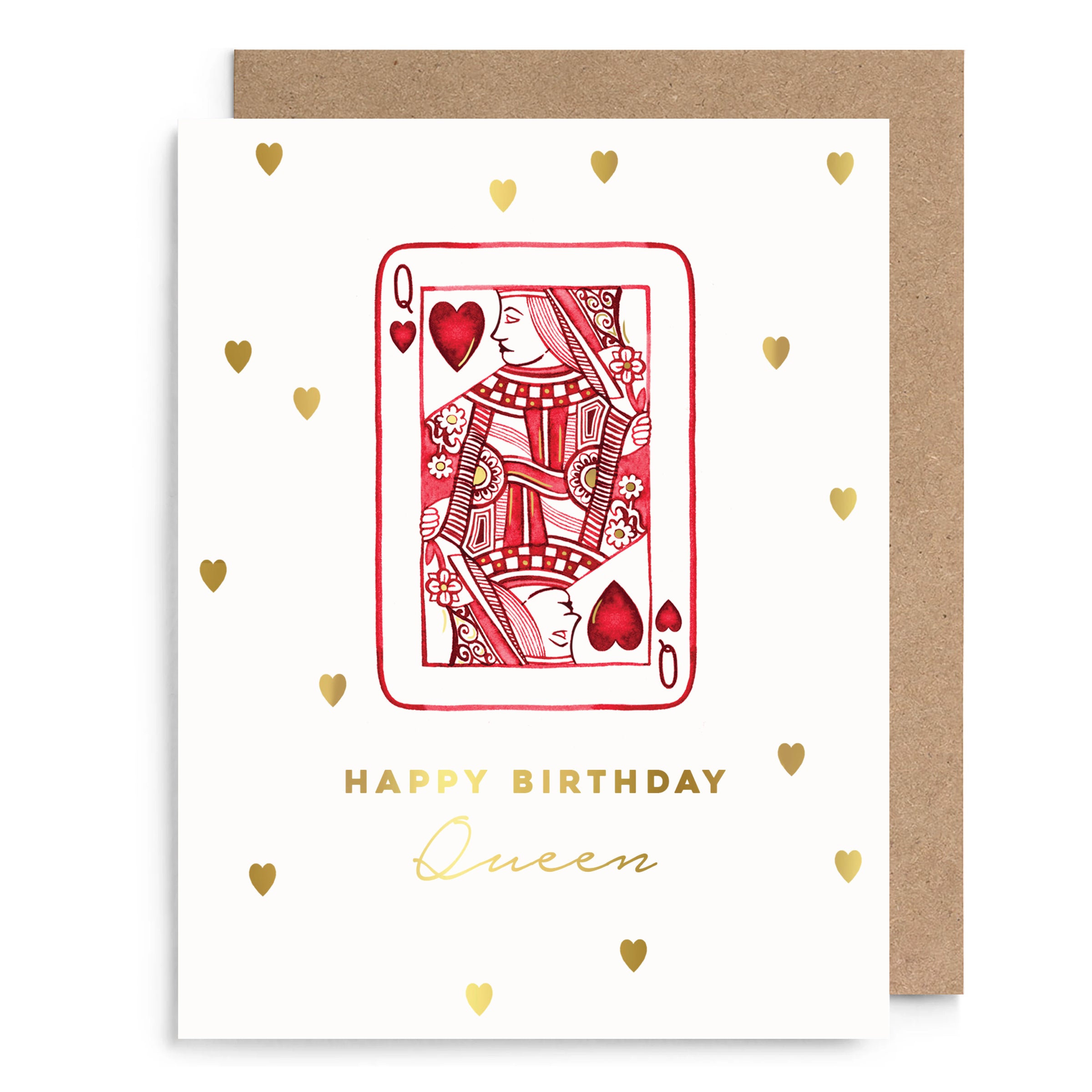 Queen of Hearts Birthday Card