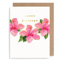 Hibiscus Birthday Card