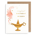 Genie Lamp Birthday Card