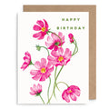 Cosmos Birthday Card