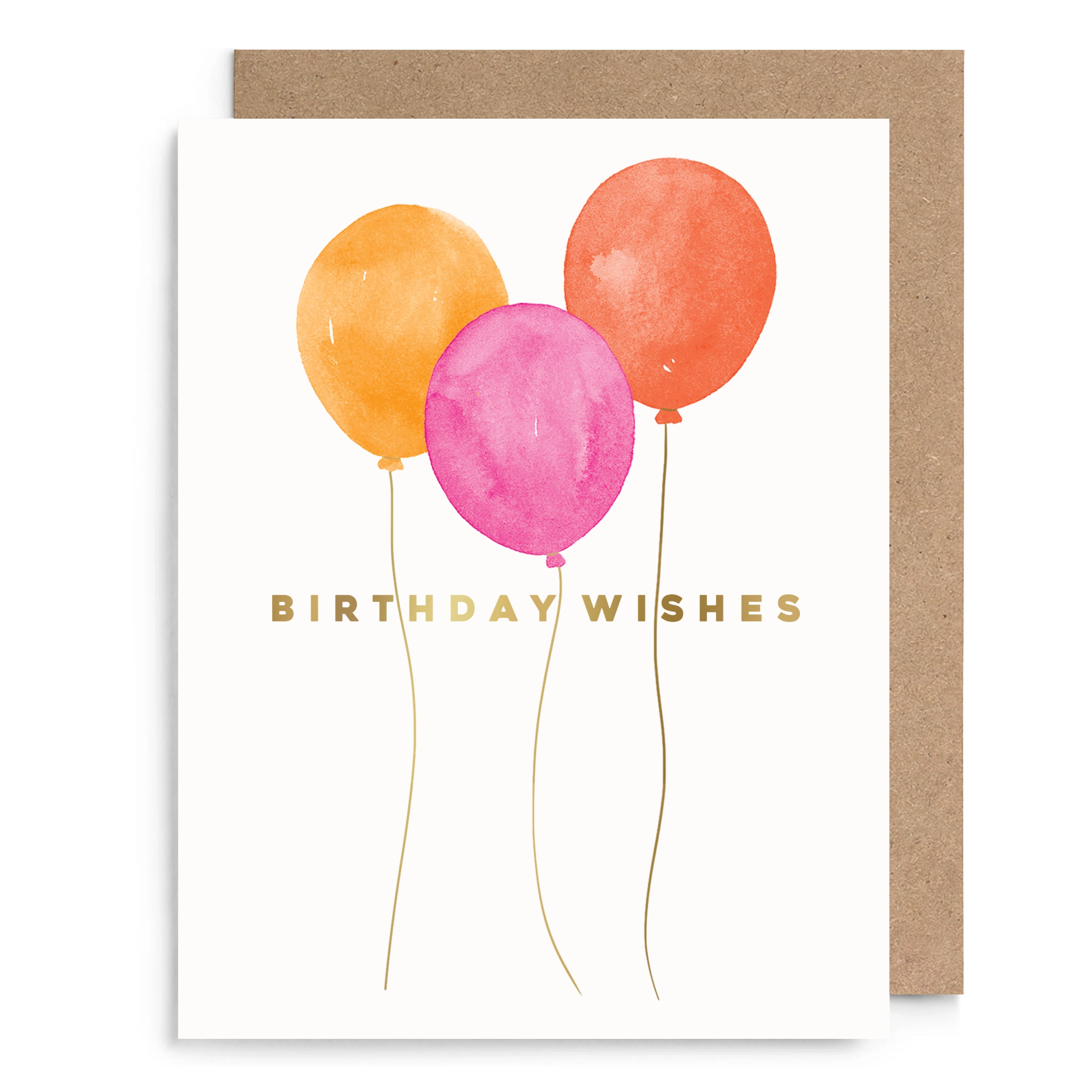 Balloons Birthday Card