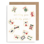 Mahjong Birthday Card