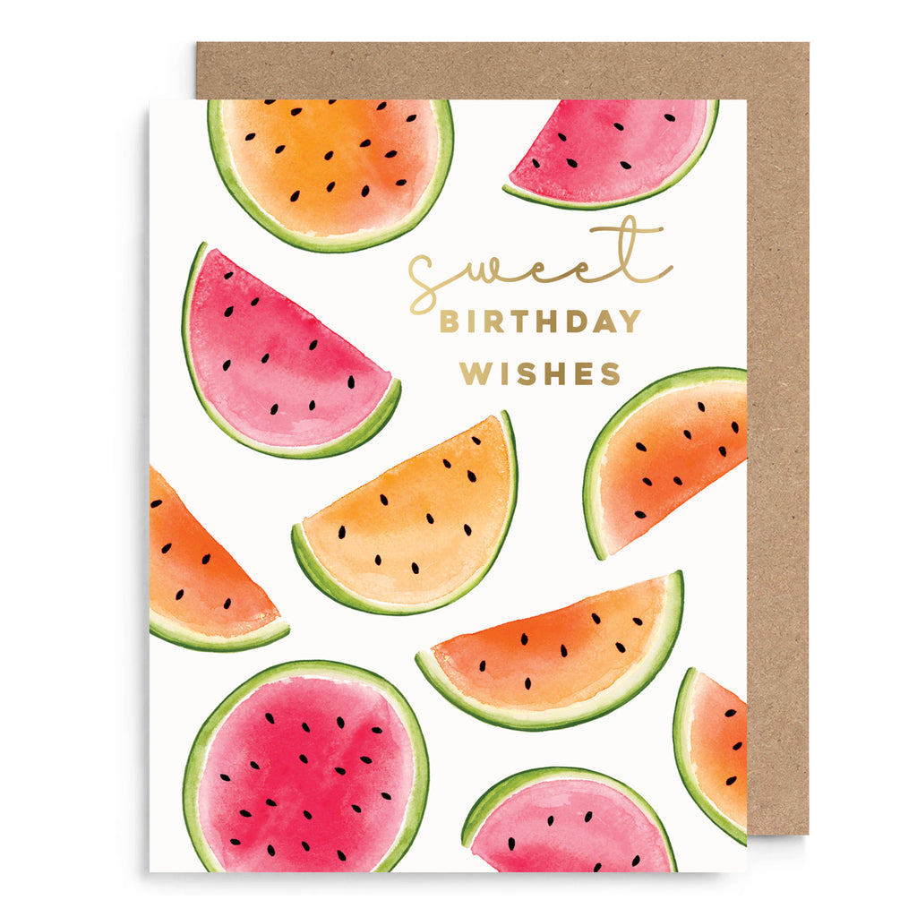 Watermelon Birthday Card