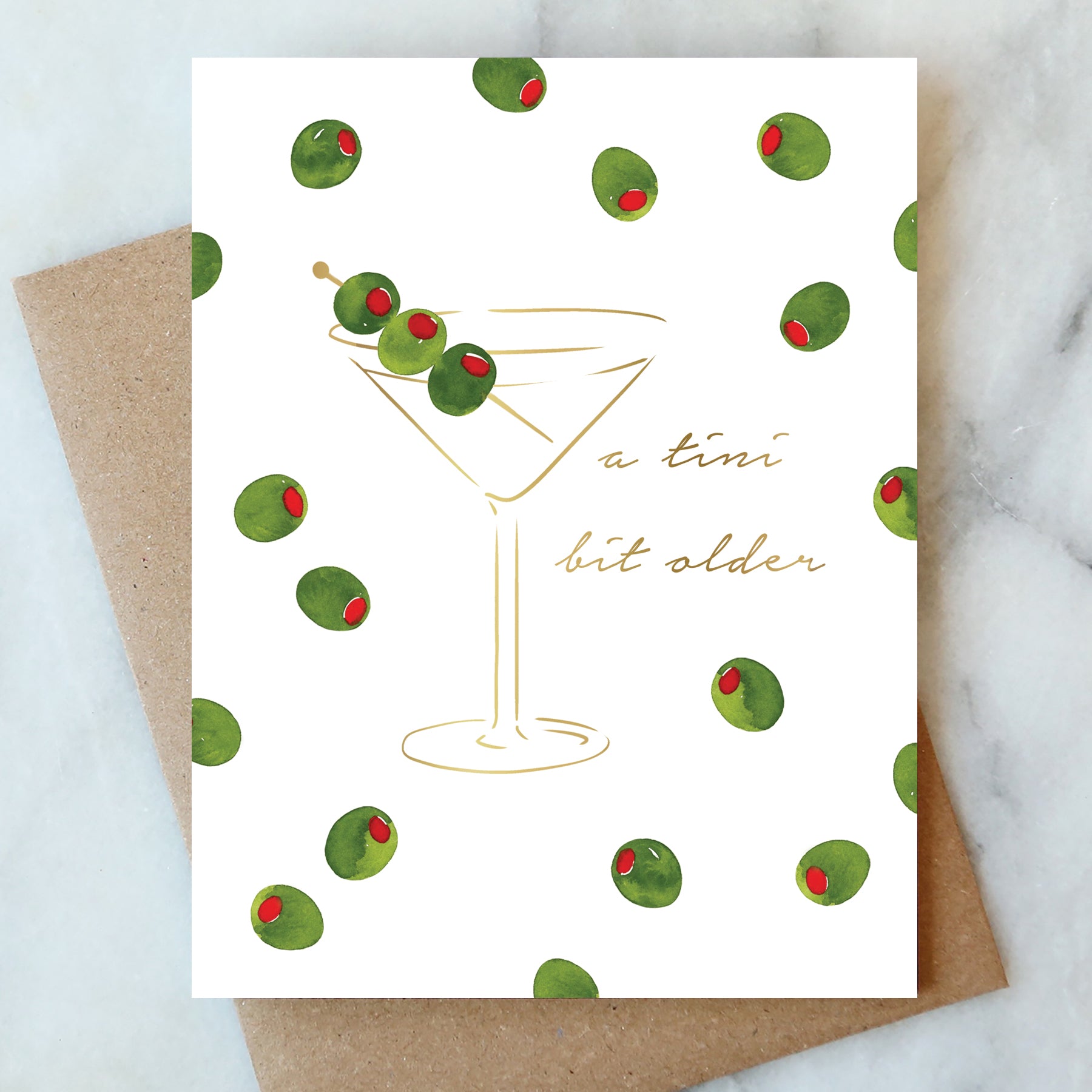 A Tini Bit Older Birthday Card