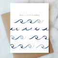 Waves Birthday Card