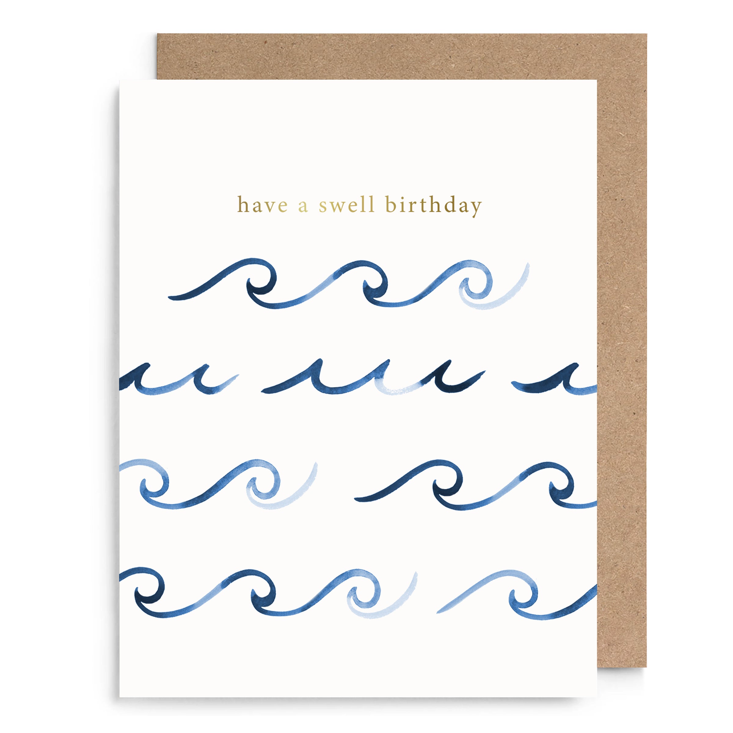 Waves Birthday Card