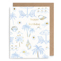 Beachy Birthday Card