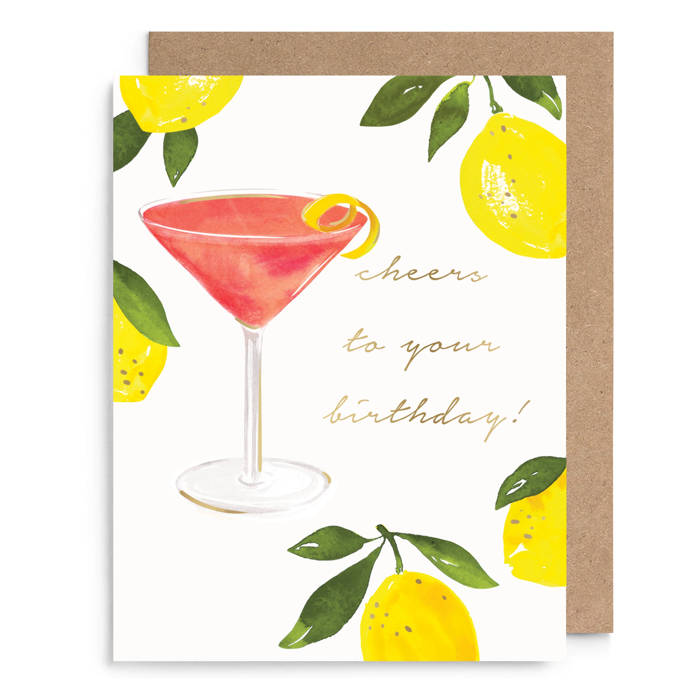 Cosmopolitan Birthday Card