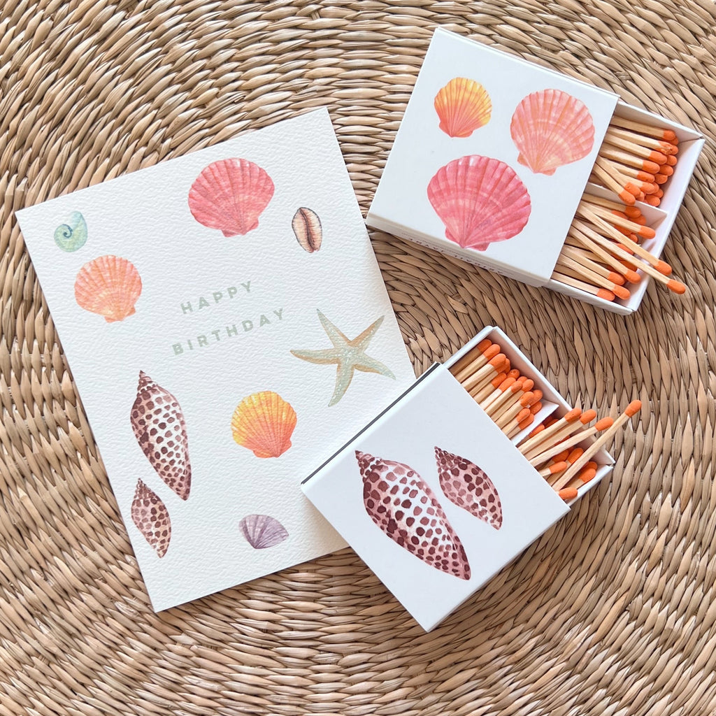 Sea Shells Double Sided Matches