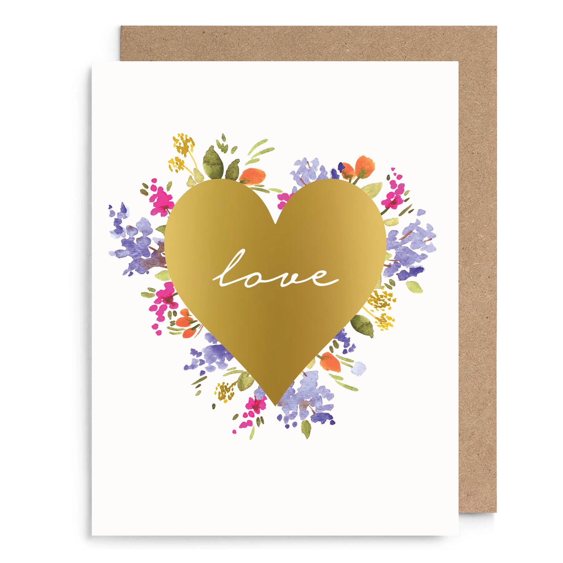 Love Floral Card
