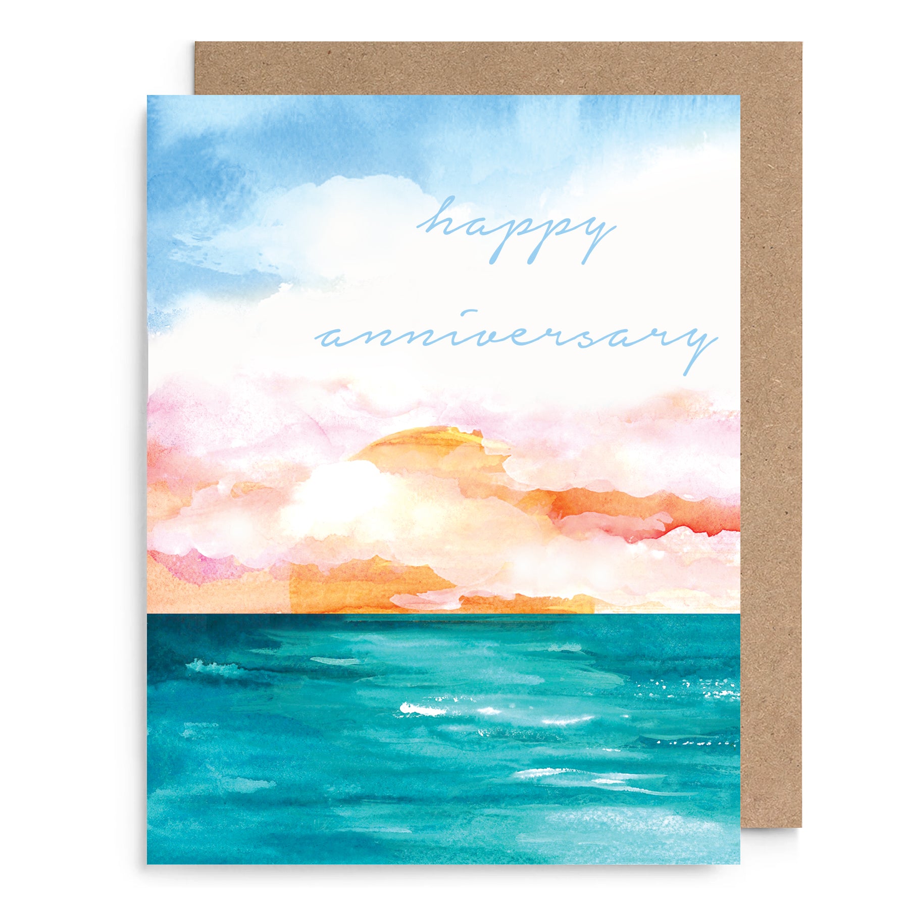 Happy Anniversary Ocean Card